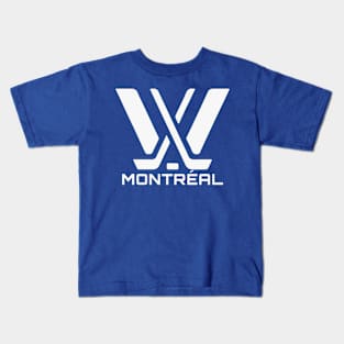 PWHL Montreal Wall Paper Kids T-Shirt